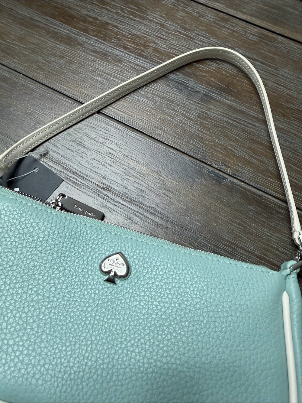 NWT kate spade Kayla Pebbled Leather Convertible Wristlet/Shoulder bag - Picture 3 of 8